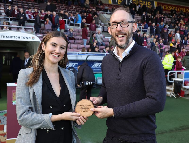 Northampton Town Football Club are Pledgeball Champions for the 2023/2024 season, leading the way in sustainability and environmental responsibility among UK football clubs.