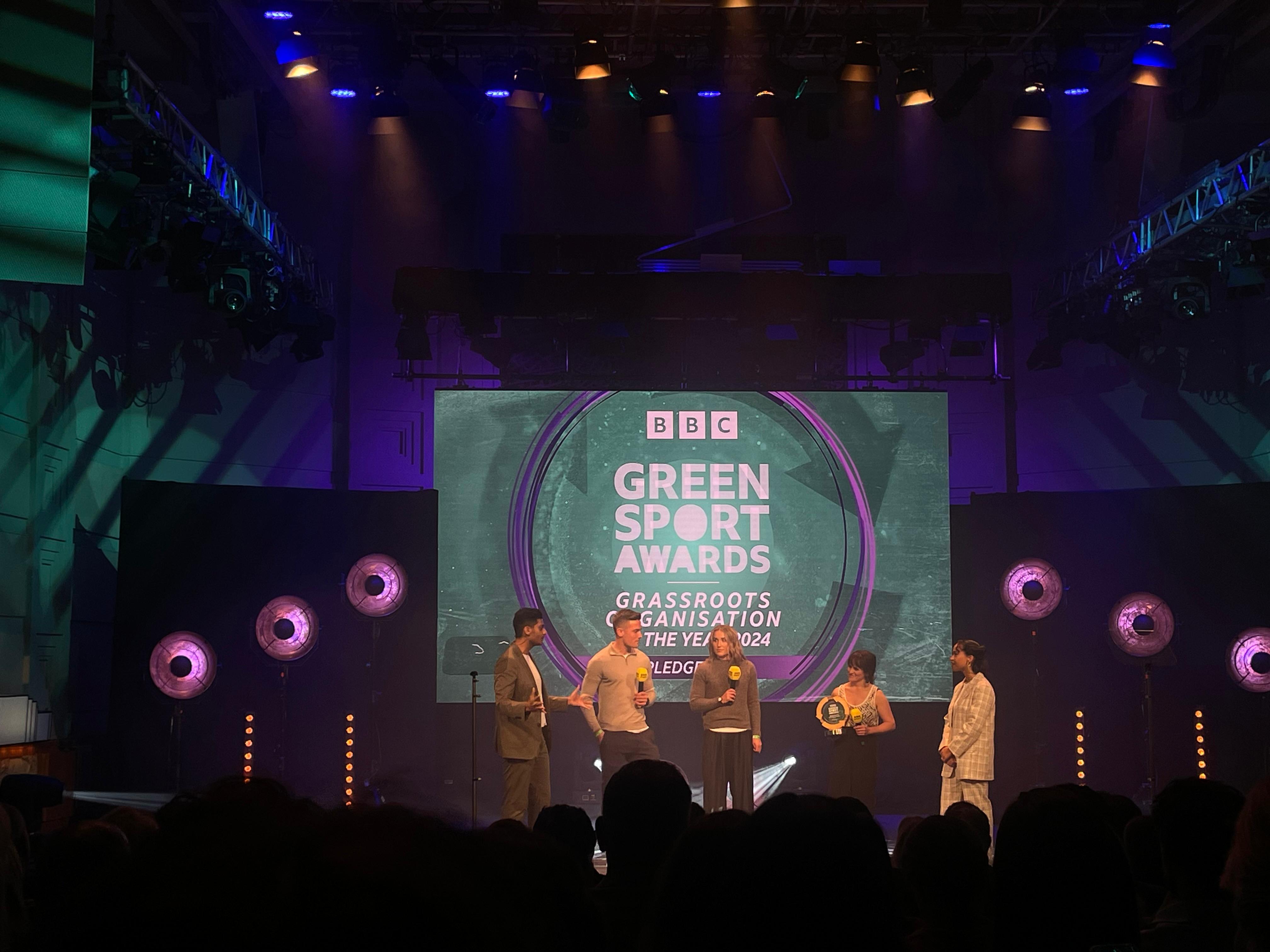 We are excited to announce that Pledgeball has been named the Grassroots Organisation of the Year at the BBC Green Sports Awards.