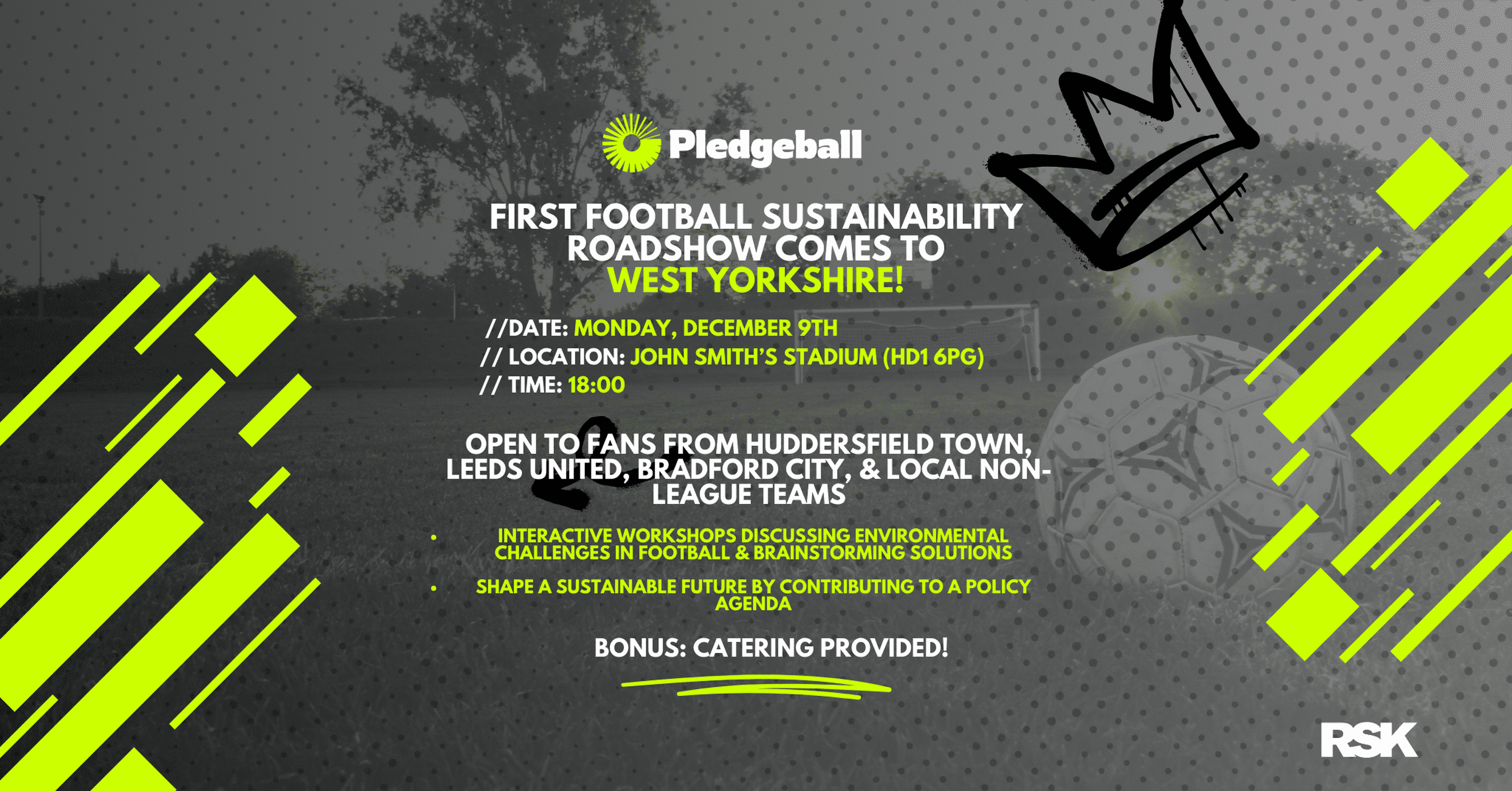 Football is more than just a game; it’s a community, a lifestyle, and a powerful force for change. Recognising this, we are bringing our commitment to sustainability directly to the fans with its First Football Sustainability Roadshow.