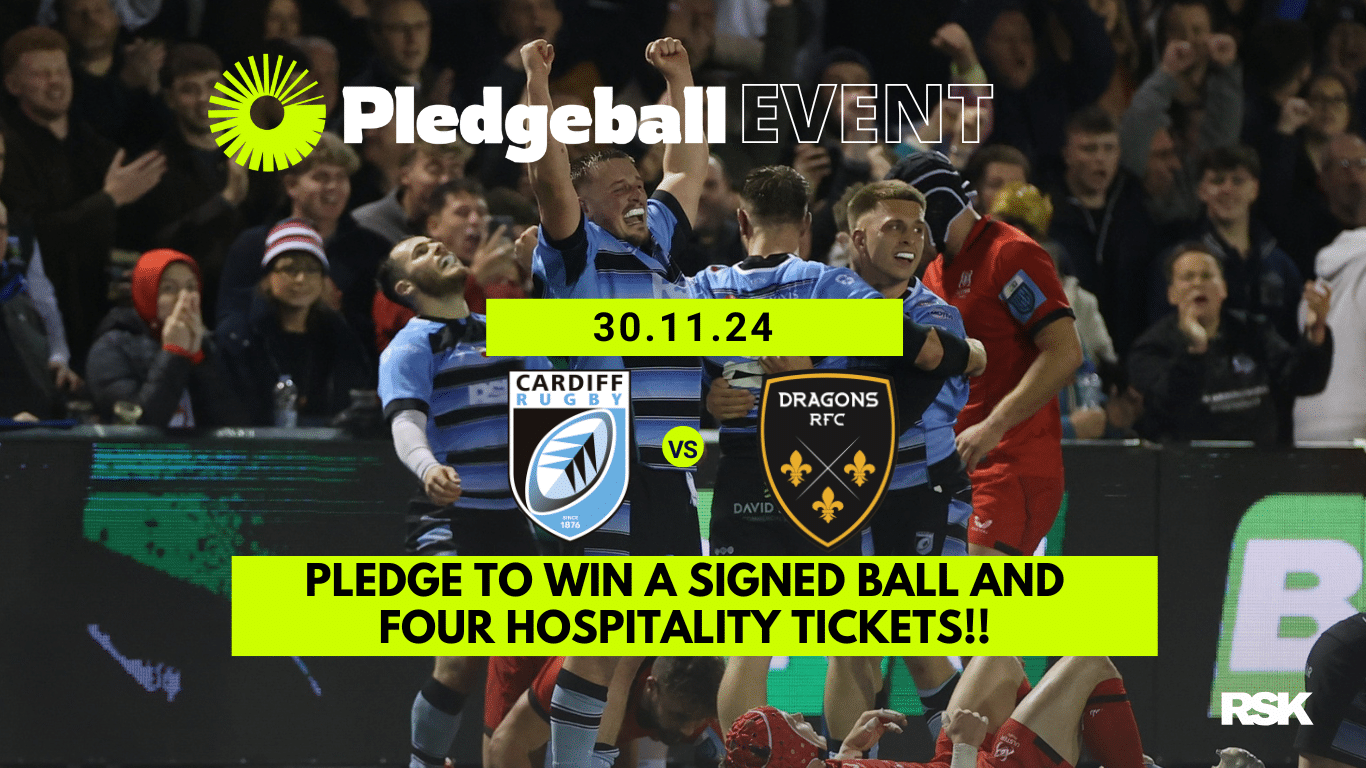 sustainability, pledgeball event, rugby fixture, cardiff rugby, dragons rfc, cardiff arms park