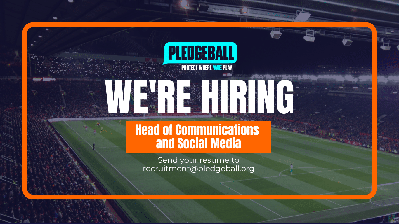 Pledgeball is looking to appoint a Head of Communications and Social Media to drive our messaging and engagement as we continue to grow.