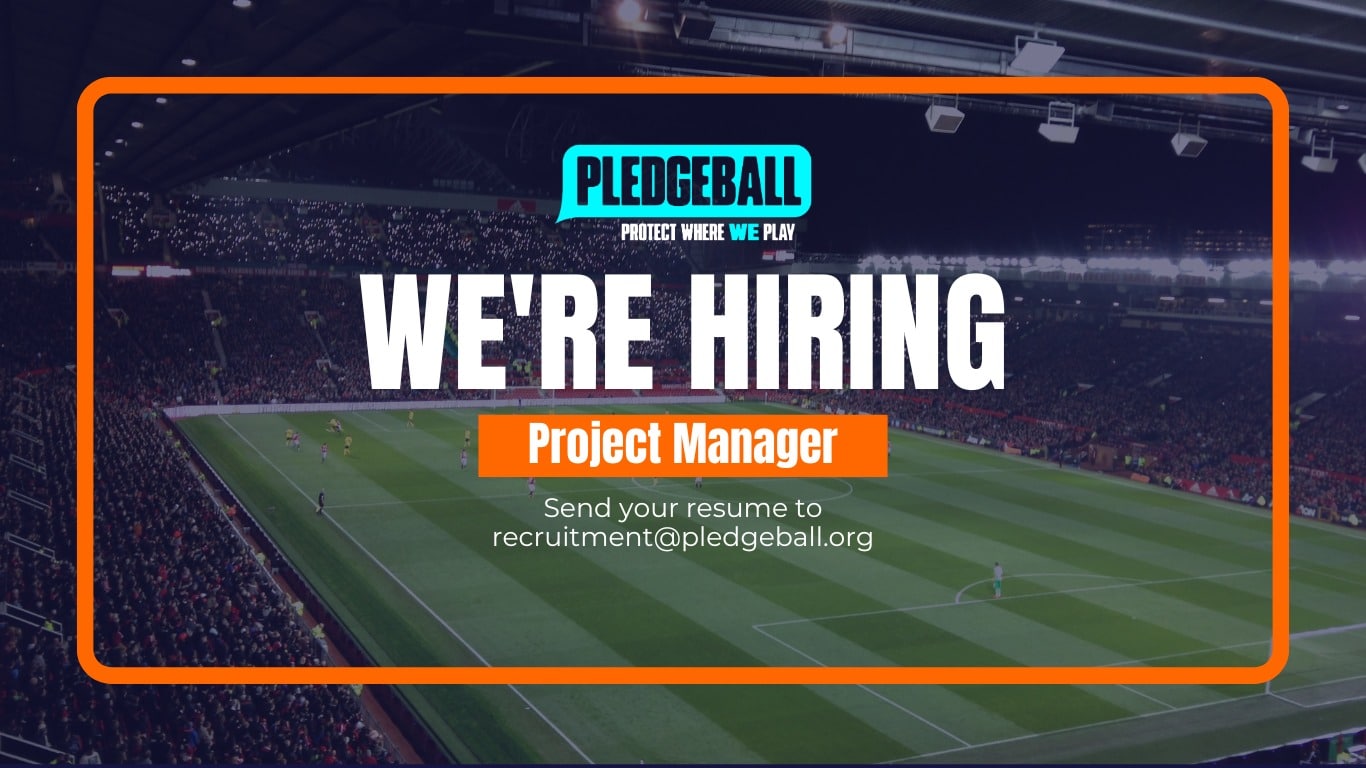 Pledgeball is looking to appoint a Project Manager to support the staff team across the work of this exciting, rapidly growing charity, a charity that has been recognised as the BBC Green Sport Award organisation of the Year. 